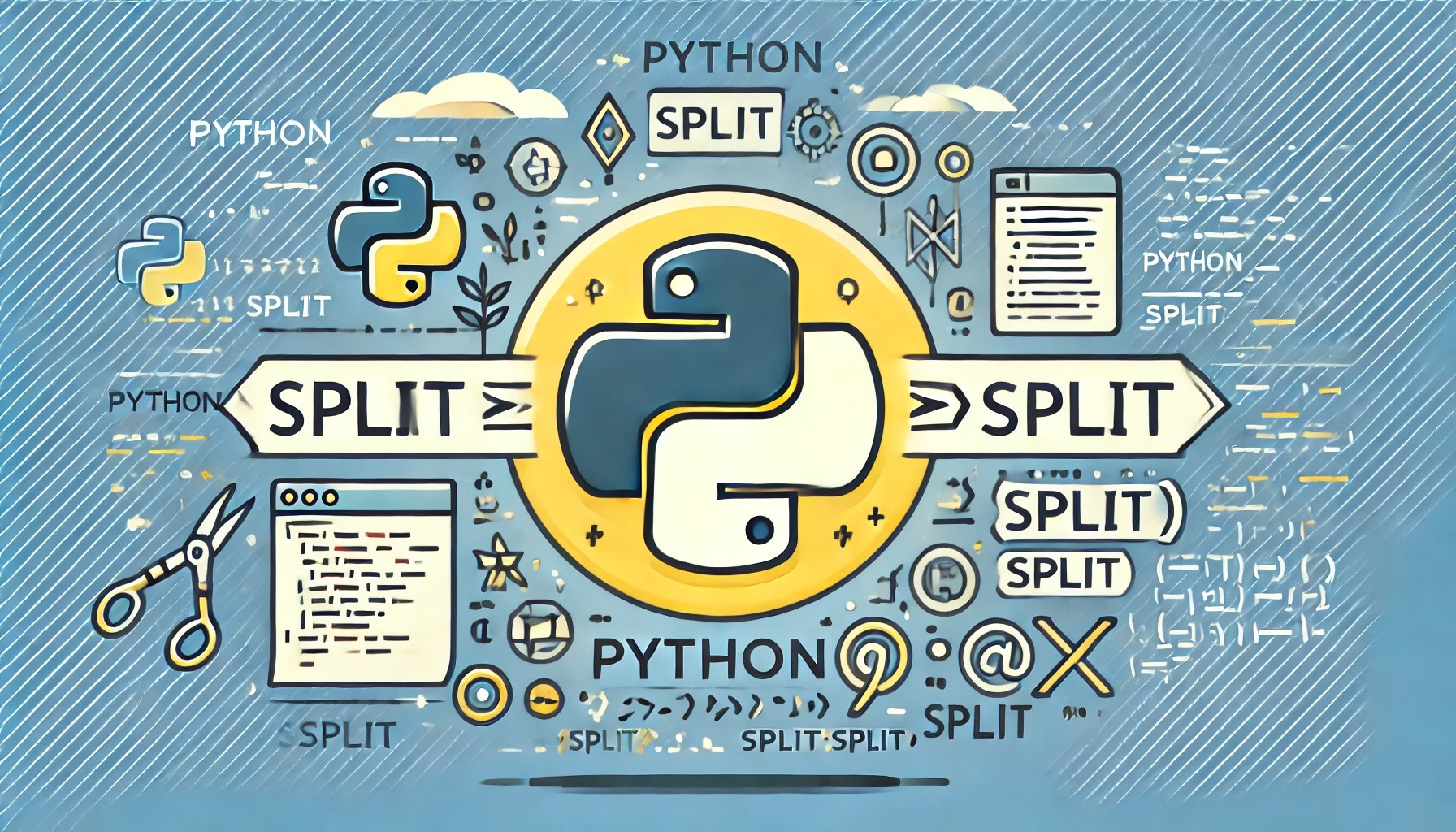 Pythonのsplit関数